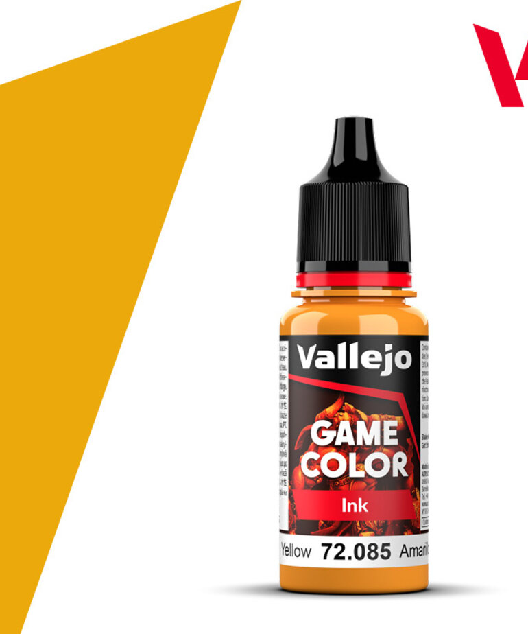 Vallejo Vallejo Game Color 72.085 Yellow Ink 18ml