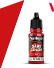 Vallejo Vallejo Game Color 72.086 Red Ink 18ml Vallejo Vallejo Game Color 72.086 Red Ink 18ml