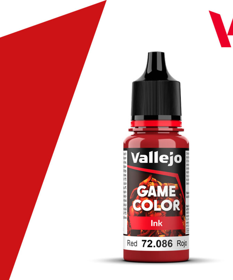 Vallejo Vallejo Game Color 72.086 Red Ink 18ml