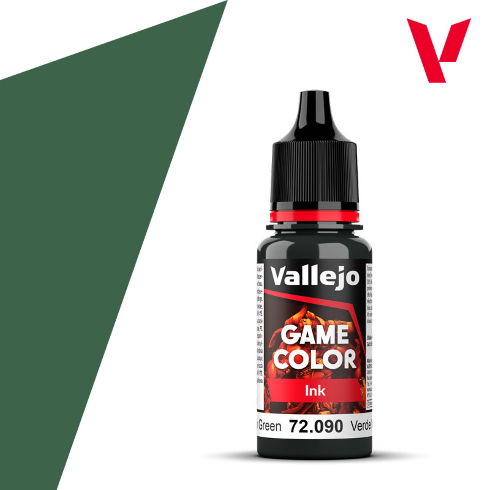 Vallejo Game Color 18ml - Game Ink - Black Green Vallejo Game Color 18ml - Game Ink - Black Green