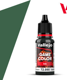Vallejo Vallejo Game Color 72.090 Black Green Ink 18ml Vallejo Vallejo Game Color 72.090 Black Green Ink 18ml