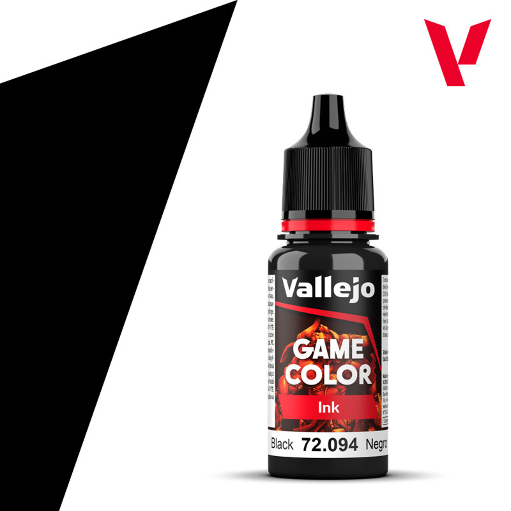 Vallejo Vallejo Game Color 72.094 Black Ink 18ml