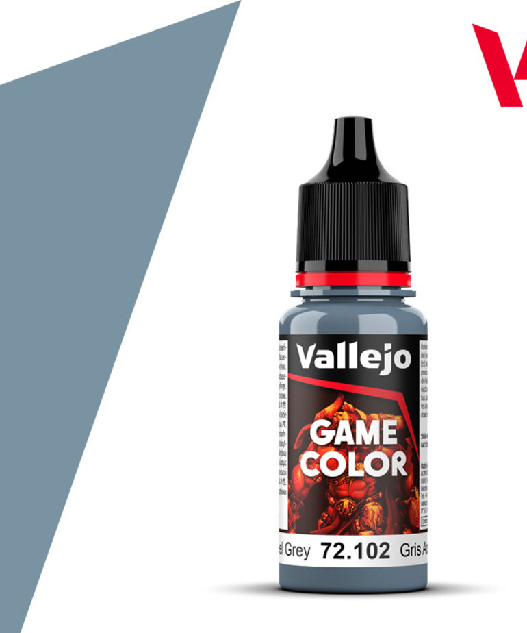 Vallejo Vallejo Game Color 72.102 Steel Grey 18ml