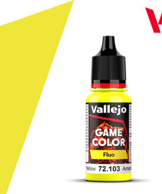 Vallejo Vallejo Game Color 72.103 Fluo. Yellow 18ml Vallejo Vallejo Game Color 72.103 Fluo. Yellow 18ml
