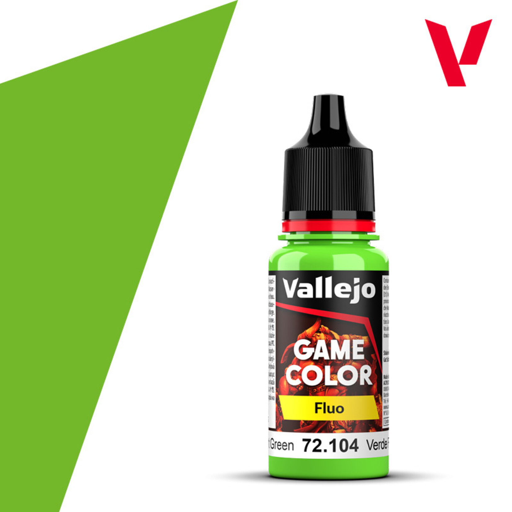 Vallejo Vallejo Game Color 72.104 Fluo. Green 18ml