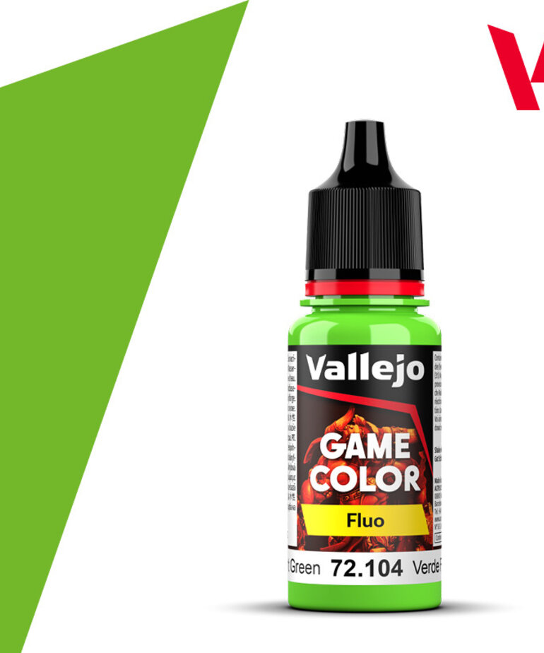 Vallejo Vallejo Game Color 72.104 Fluo. Green 18ml