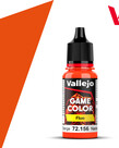 Vallejo Vallejo Game Color (New) 72.156 Fluorescent Orange 18ml