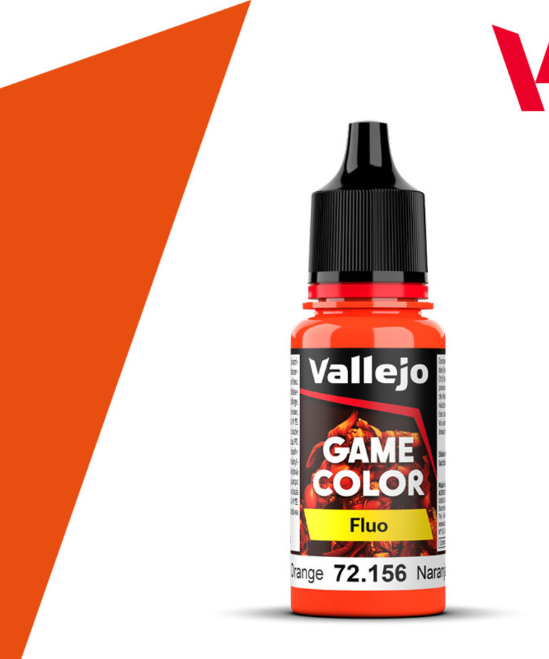 Vallejo Vallejo Game Color (New) 72.156 Fluorescent Orange 18ml