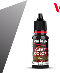 Vallejo Vallejo Game Color (New) 73.201 Black Wash 18ml