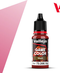 Vallejo Vallejo Game Color (New) 73.206 Red Wash 18ml