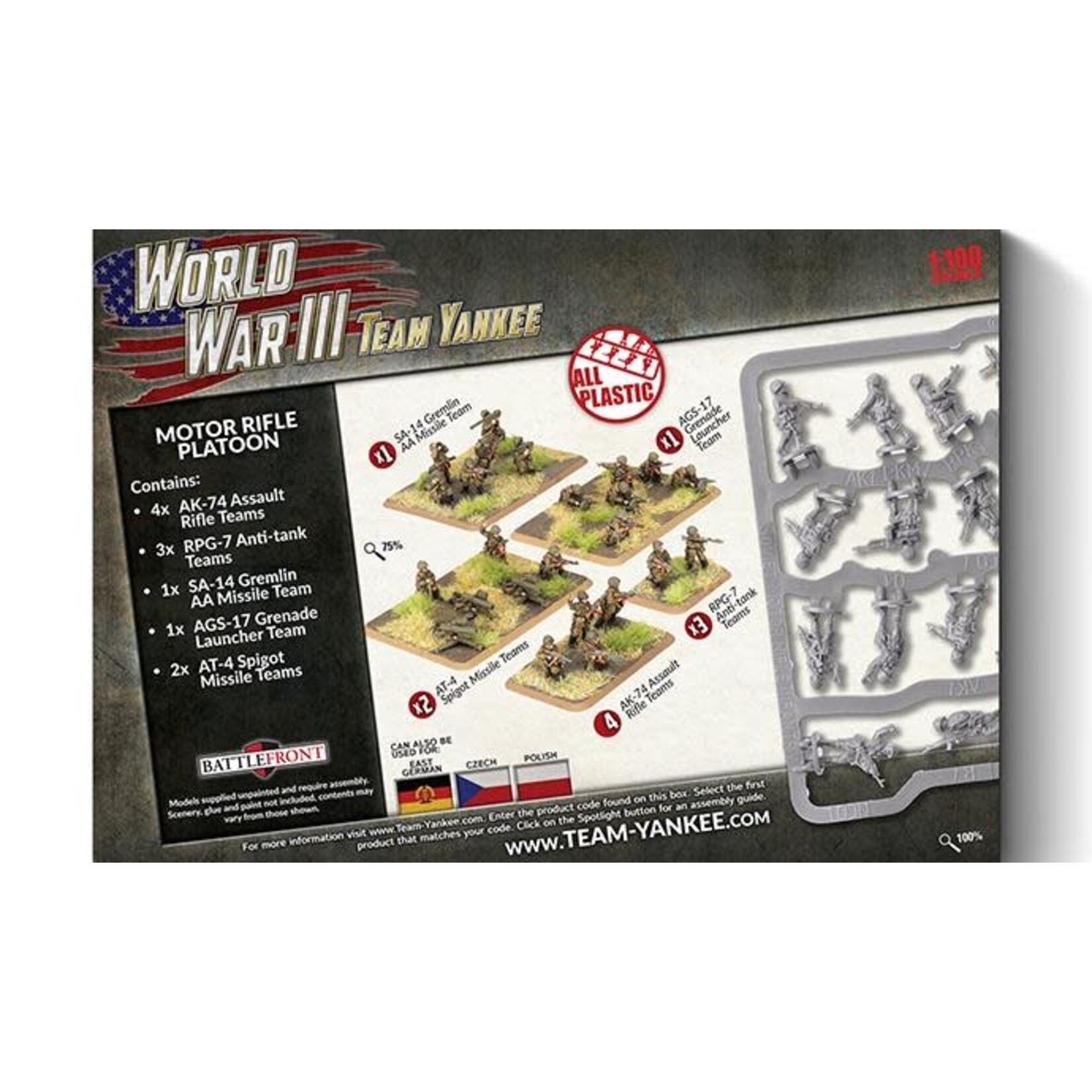 Team Yankee Team Yankee: Soviet: Motor Rifle Platoon (Plastic)