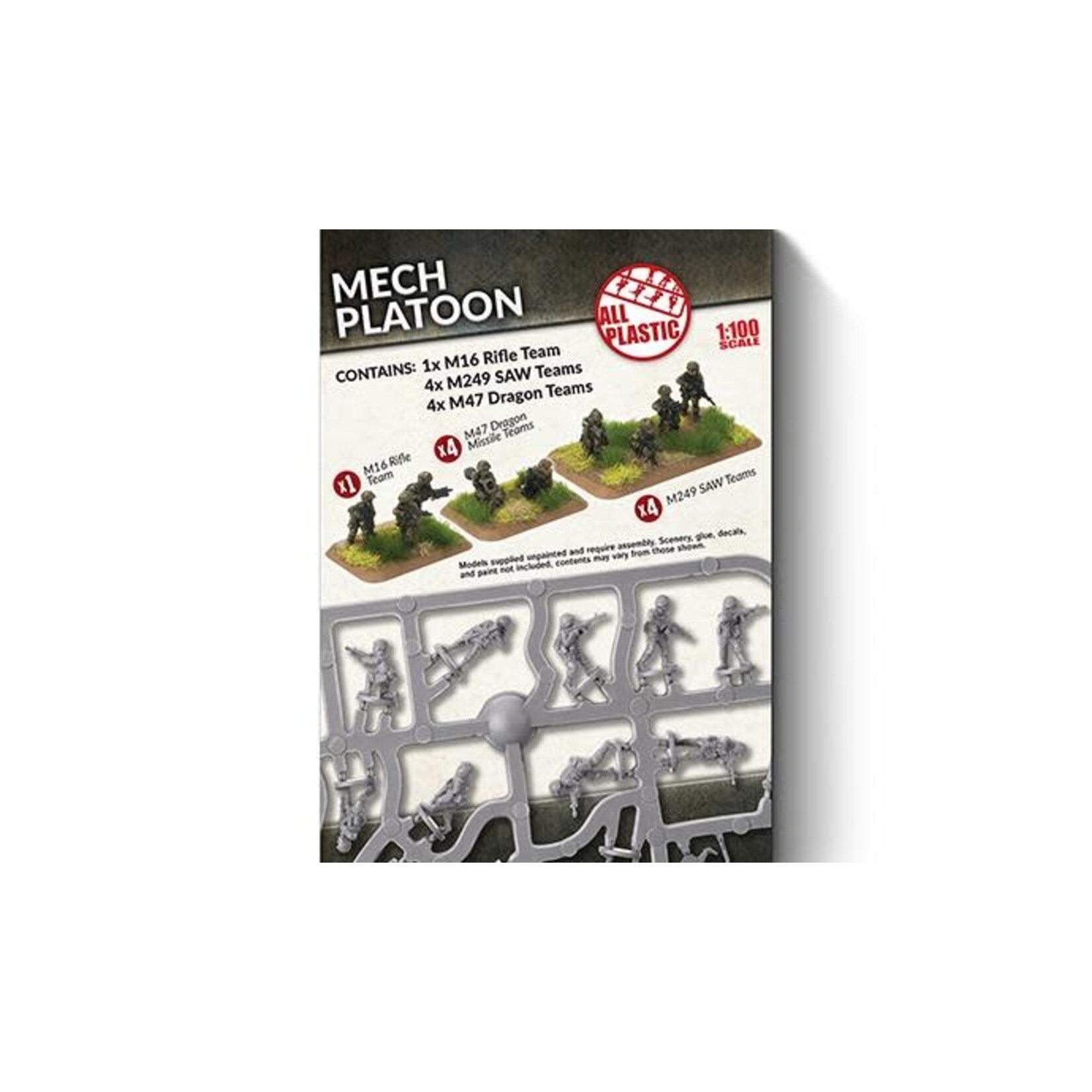 Team Yankee Team Yankee: American: Mech Platoon (Plastic)