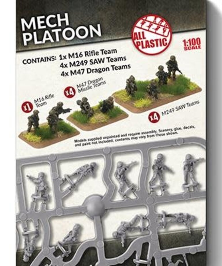 Team Yankee WW3: Team Yankee: American: Mech Platoon (Plastic)