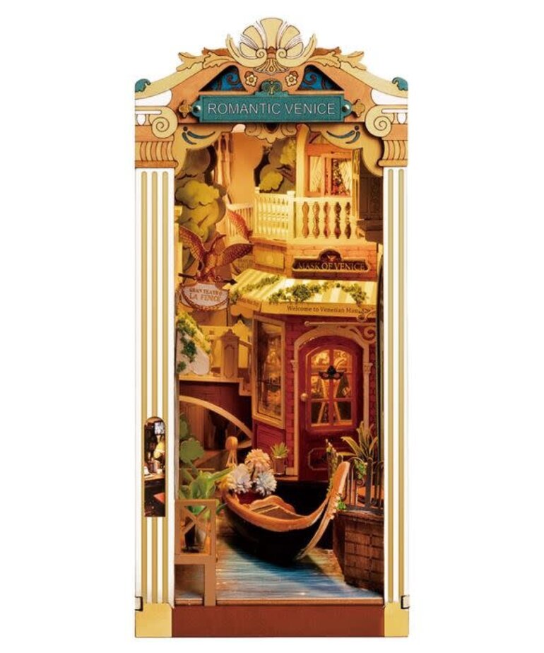 Robotime Rolife DIY Miniature Romantic Venice Book Nook & Wonderland