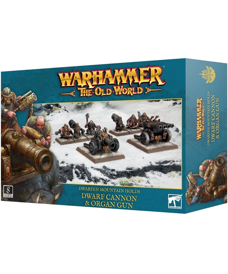 Warhammer Old World: Dwarfen Mountain Holds: Dwarf Cannon & Organ Gun