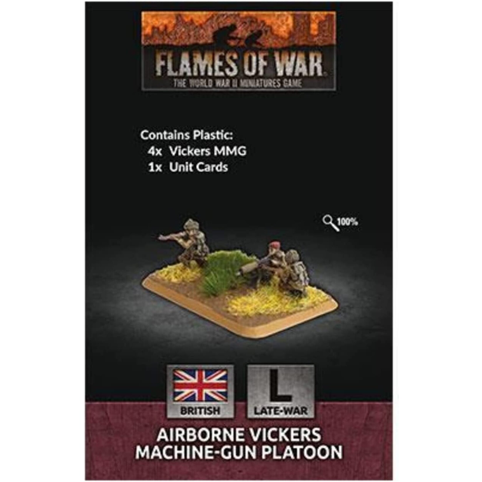 Flames of War Flames of War: British: Airborne Vickers Machine-Gun Platoon