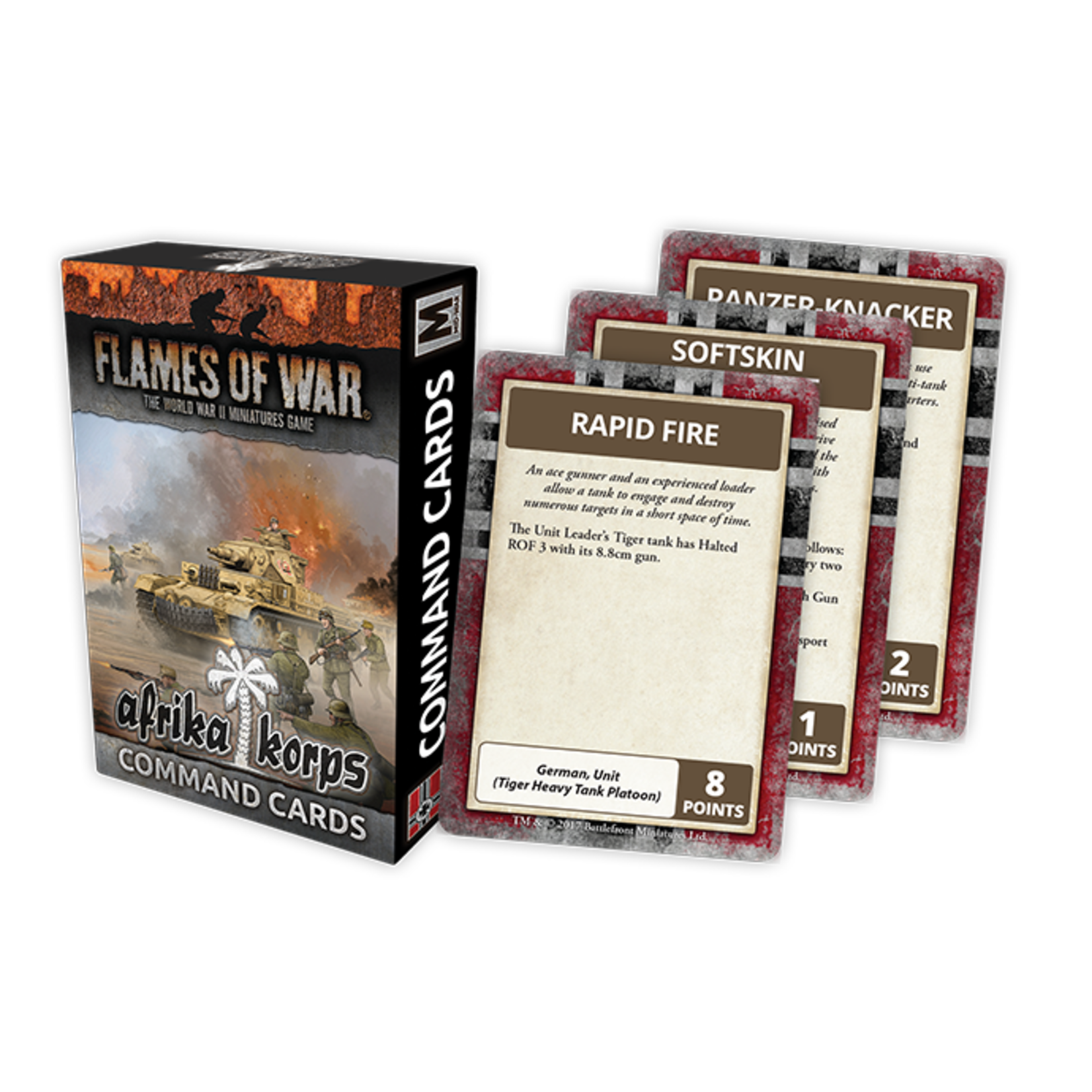 Flames of War Flames of War: Afrika Korps: Command Cards