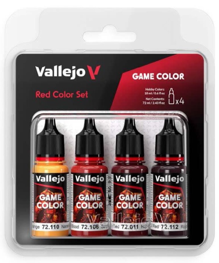 Vallejo Vallejo Game Color Red Color Set