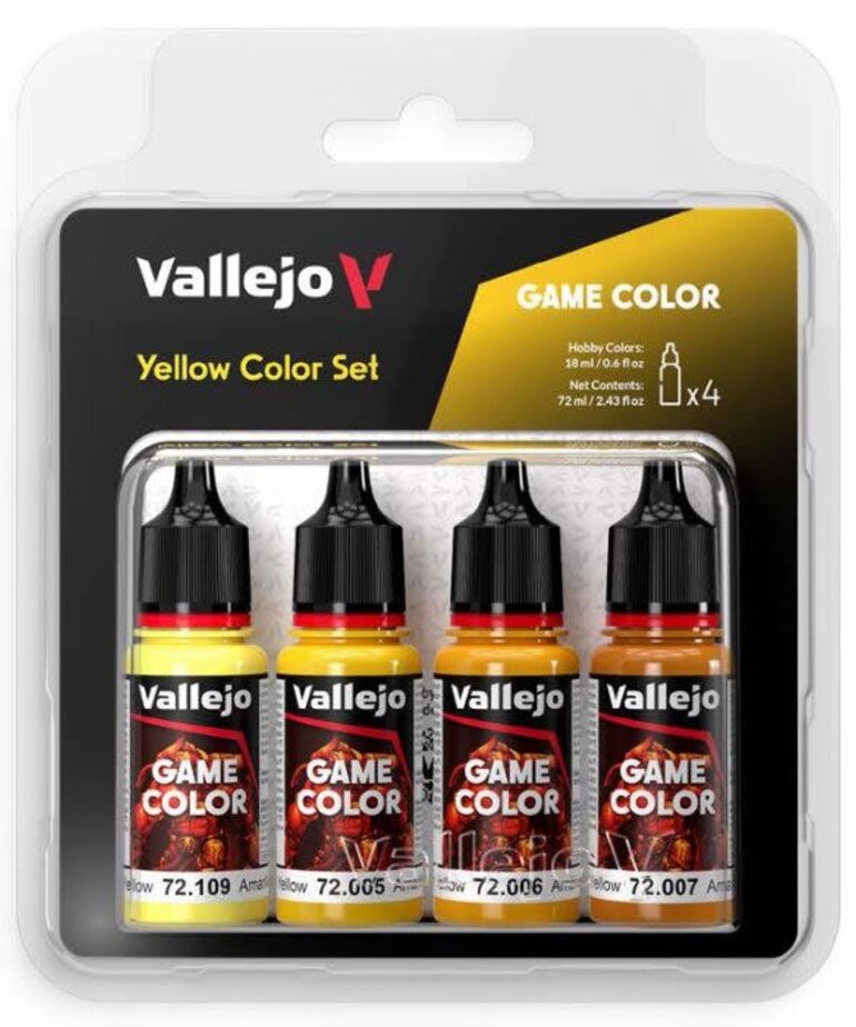 Vallejo Vallejo Game Color Yellow Color Set