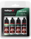 Vallejo Vallejo Game Color Cold Green Color Set Vallejo Vallejo Game Color Cold Green Color Set