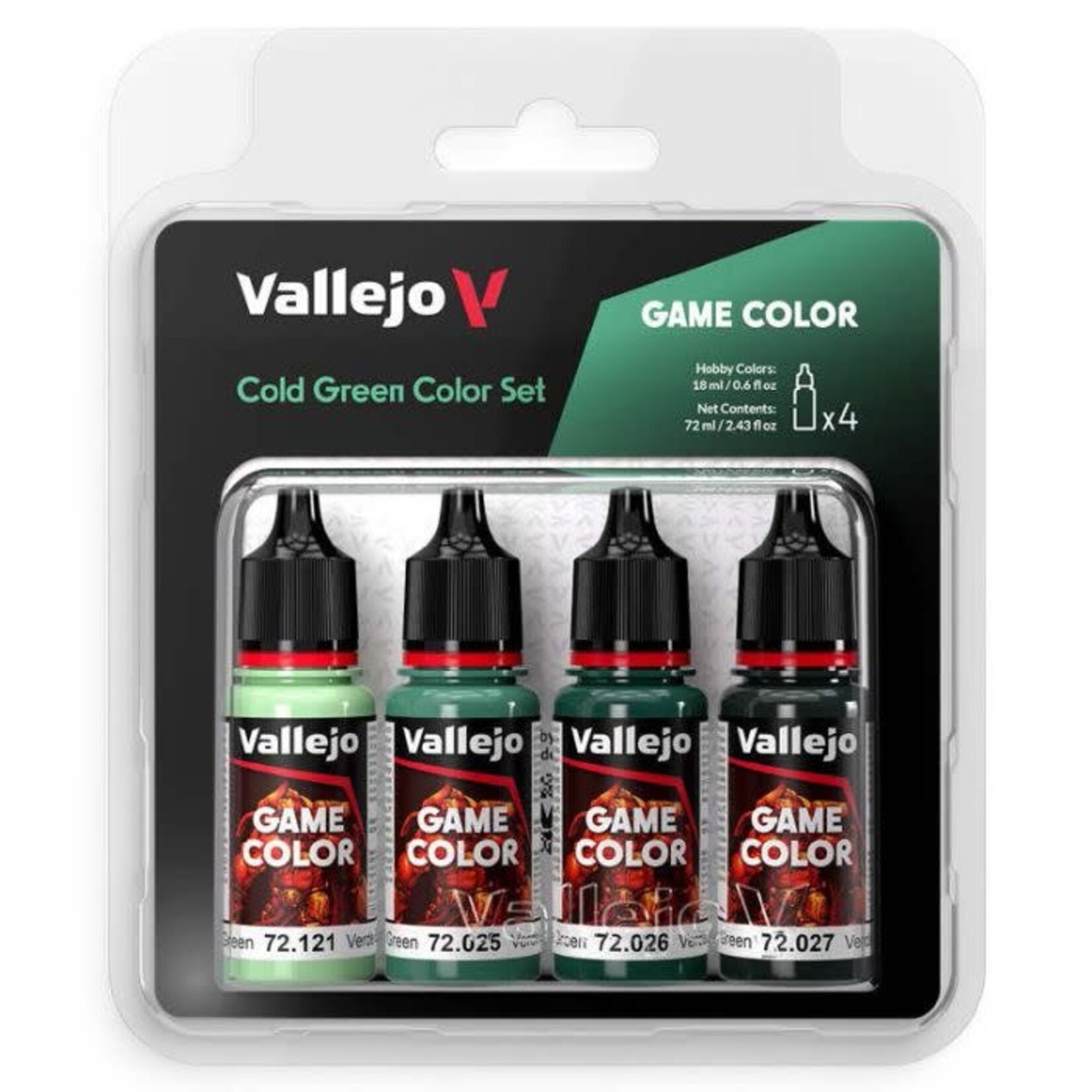 Vallejo Vallejo Game Color Cold Green Color Set