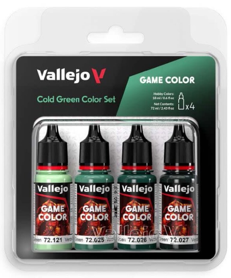Vallejo Vallejo Game Color Cold Green Color Set