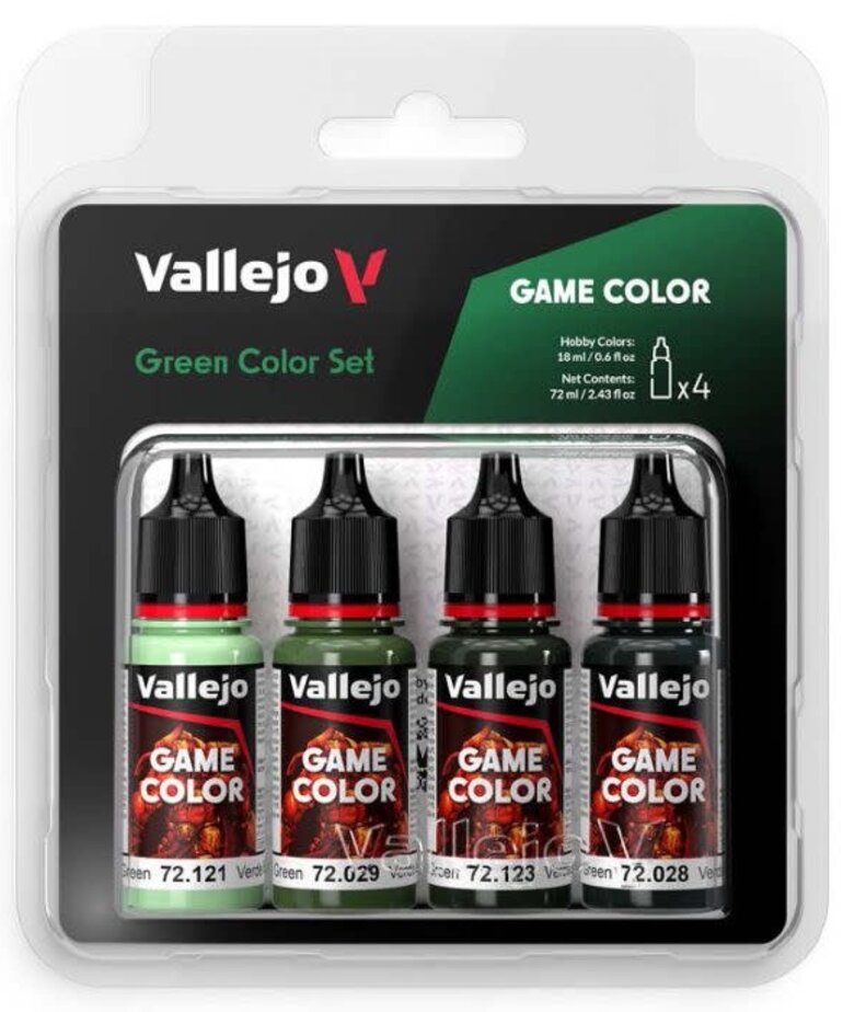 Vallejo Vallejo Game Color Green Color Set