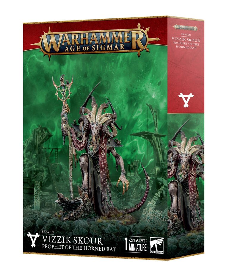 Age of Sigmar Age of Sigmar: Skaven: Vizzik Skour Prophet of the Horned Rat
