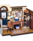 Robotime Rolife DIY Miniature Dollhouse Kit: Mose's Detective Agency