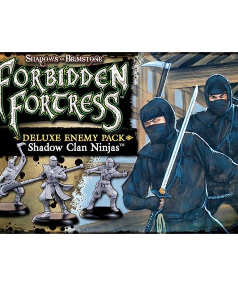 Flying Frog Productions Shadows of Brimstone: Deluxe Enemy Pack: Shadow Clan Ninjas