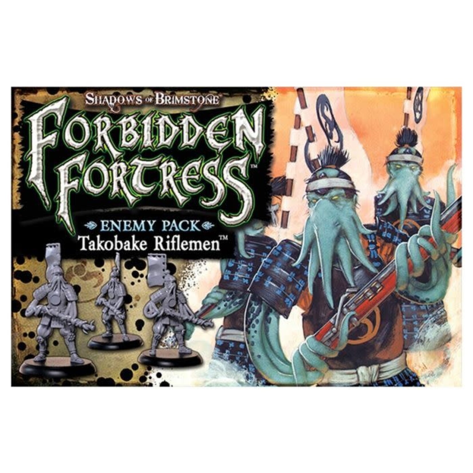 Flying Frog Productions Shadows Of Brimstone: Forbidden Fortress Enemy Pack: Takobake Riflemen