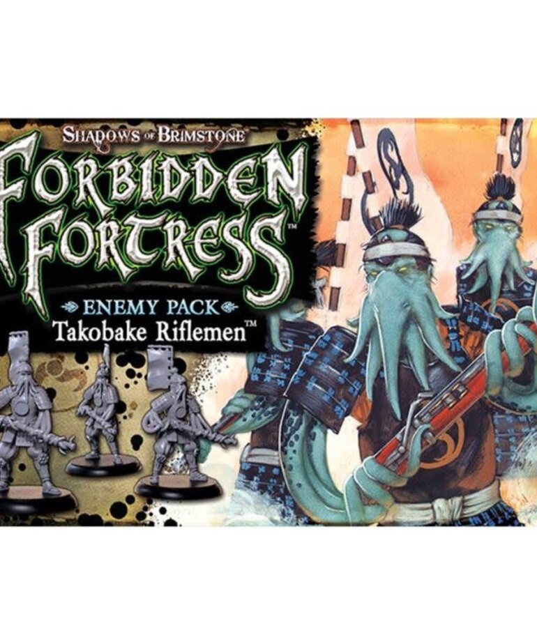 Flying Frog Productions Shadows Of Brimstone: Forbidden Fortress Enemy Pack: Takobake Riflemen