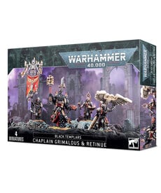Warhammer 40k Warhammer 40k: Space Marines: Black Templars: Chaplain Grimaldus And Retinue