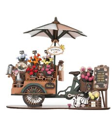 Robotime Rolife DIY Miniature Blossom Cart