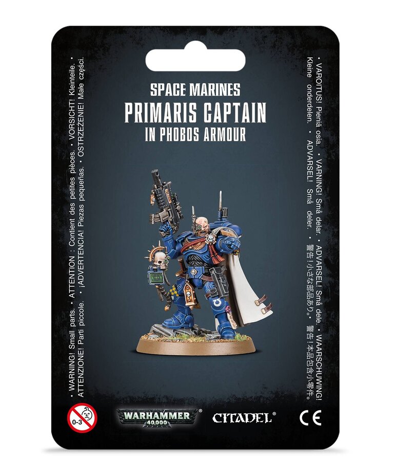 Warhammer 40k Warhammer 40k: Space Marines: Primaris Captain In Phobos Armor