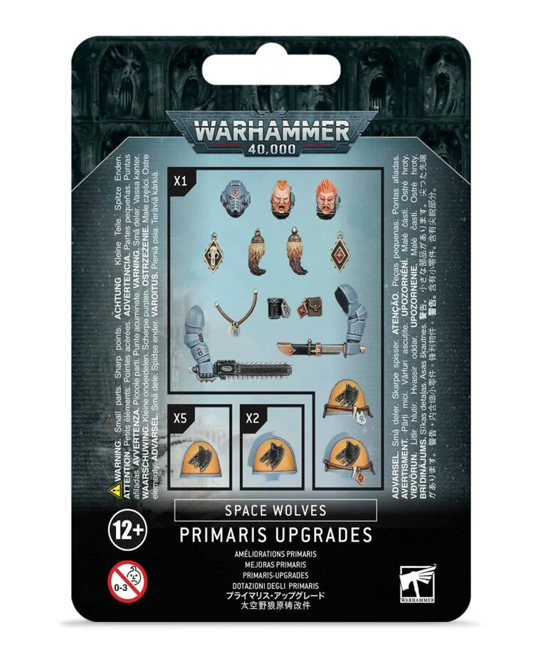 Warhammer 40k Warhammer 40k: Space Marines: Space Wolves: Primaris Upgrades