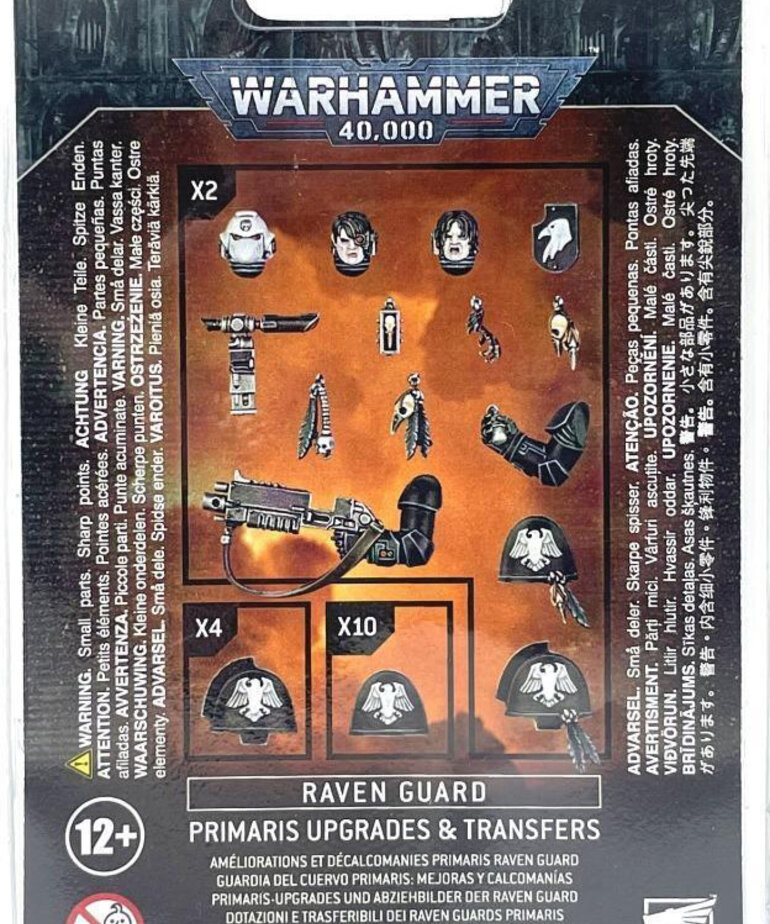 Warhammer 40k Warhammer 40k: Space Marines: Raven Guard Primaris Upgrades & Transfers