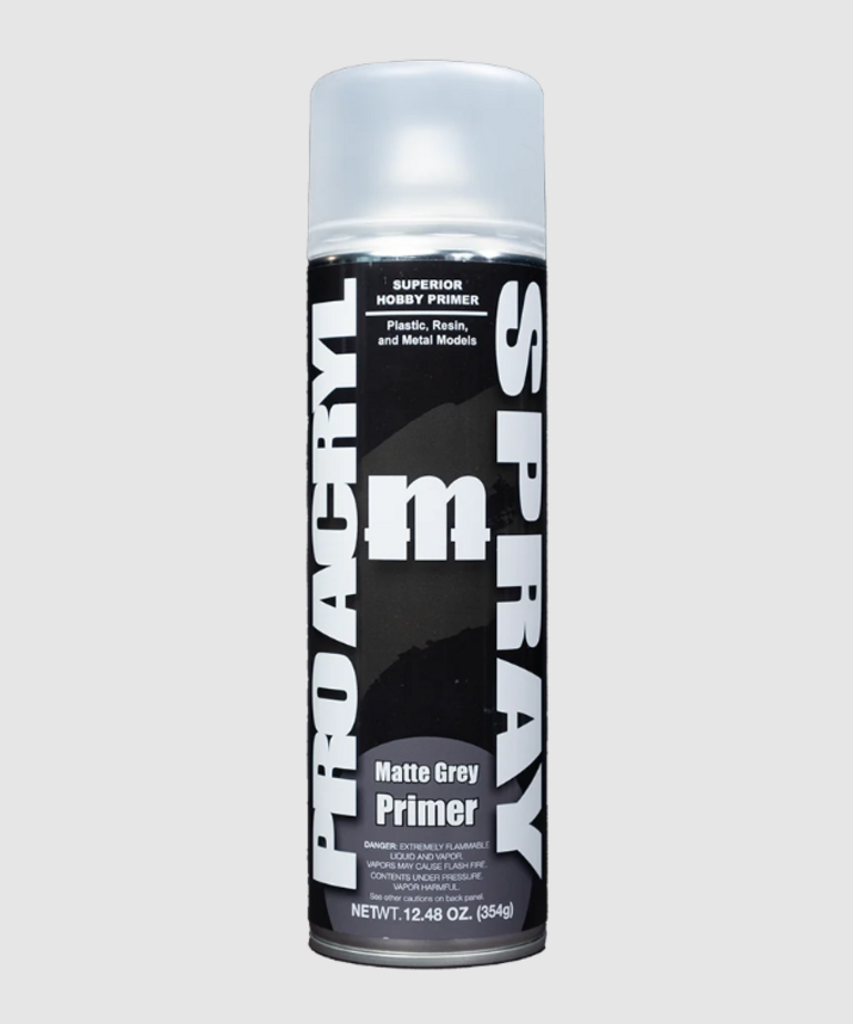 Pro Acryl Pro Acryl: Matte Grey Primer (500ml) Spray