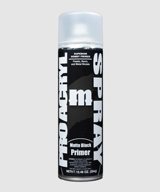 Pro Acryl Pro Acryl: Matte Black Primer (500ml) Spray