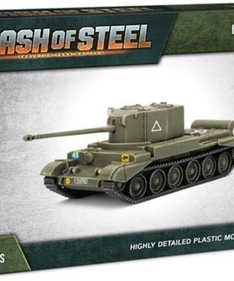 Flames of War Clash Of Steel: British: Challenger Armoured Troop (3)