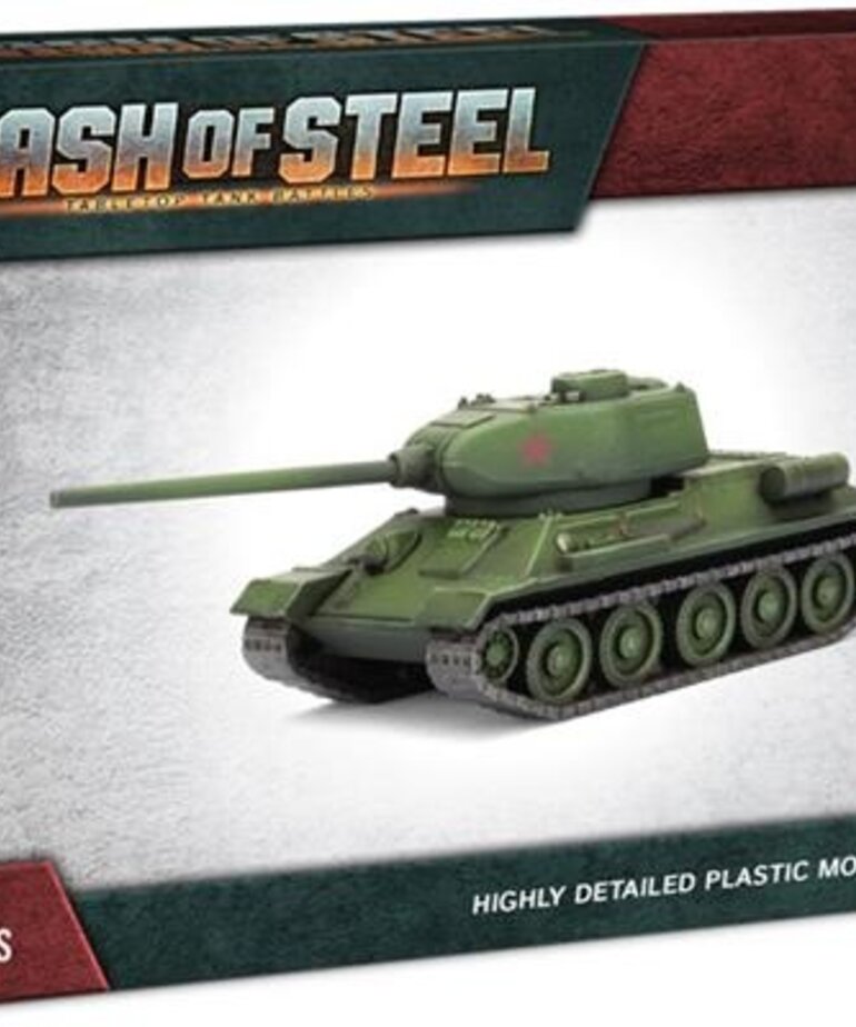 Flames of War Clash Of Steel: Soviet: T34/85 Scout Platoon (4)