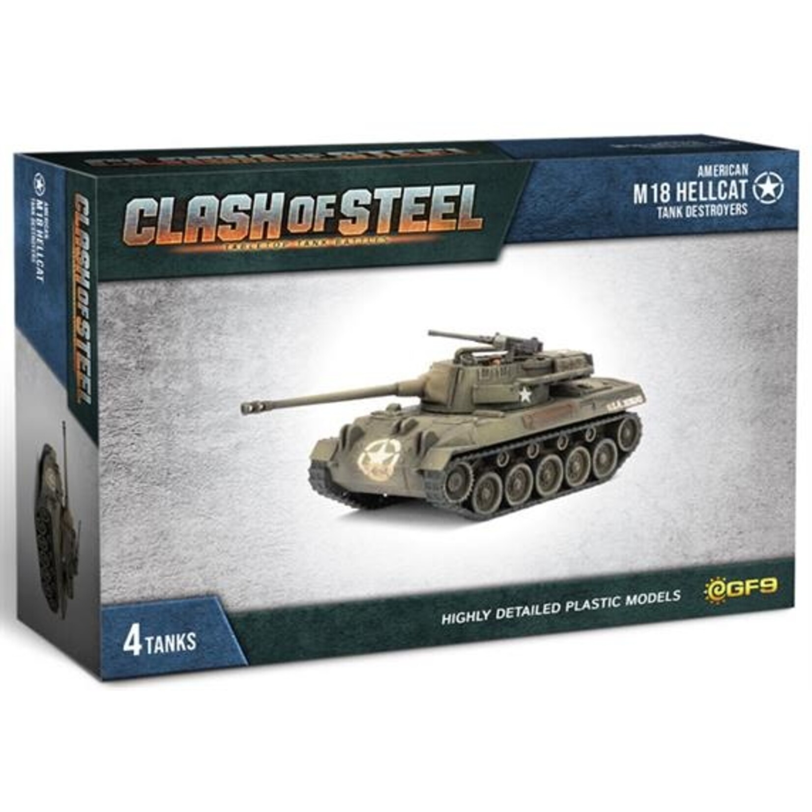 Flames of War Clash Of Steel: USA: Hellcat Tank Destroyer Platoon (4)