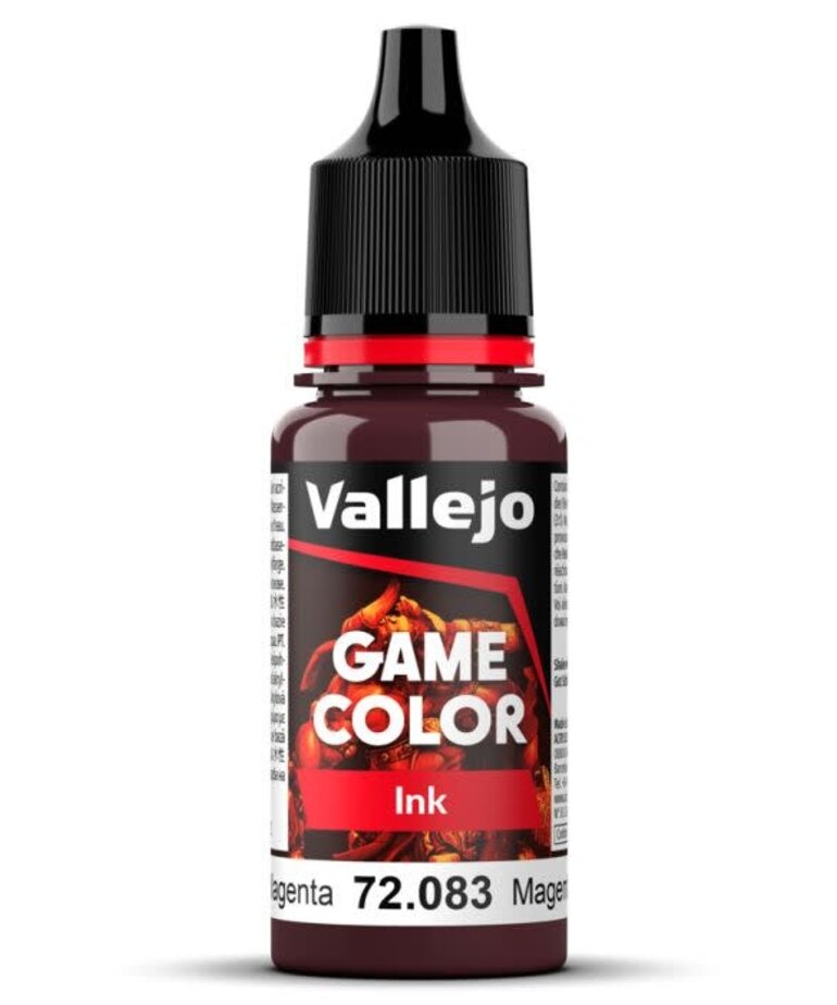 Vallejo Vallejo Game Color (New) 72.083 Magenta Ink 18ml