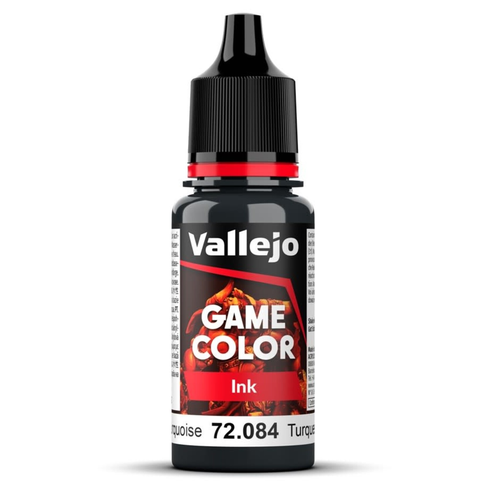 Vallejo Vallejo Game Color (New) 72.084 Dark Turquoise Ink 18ml