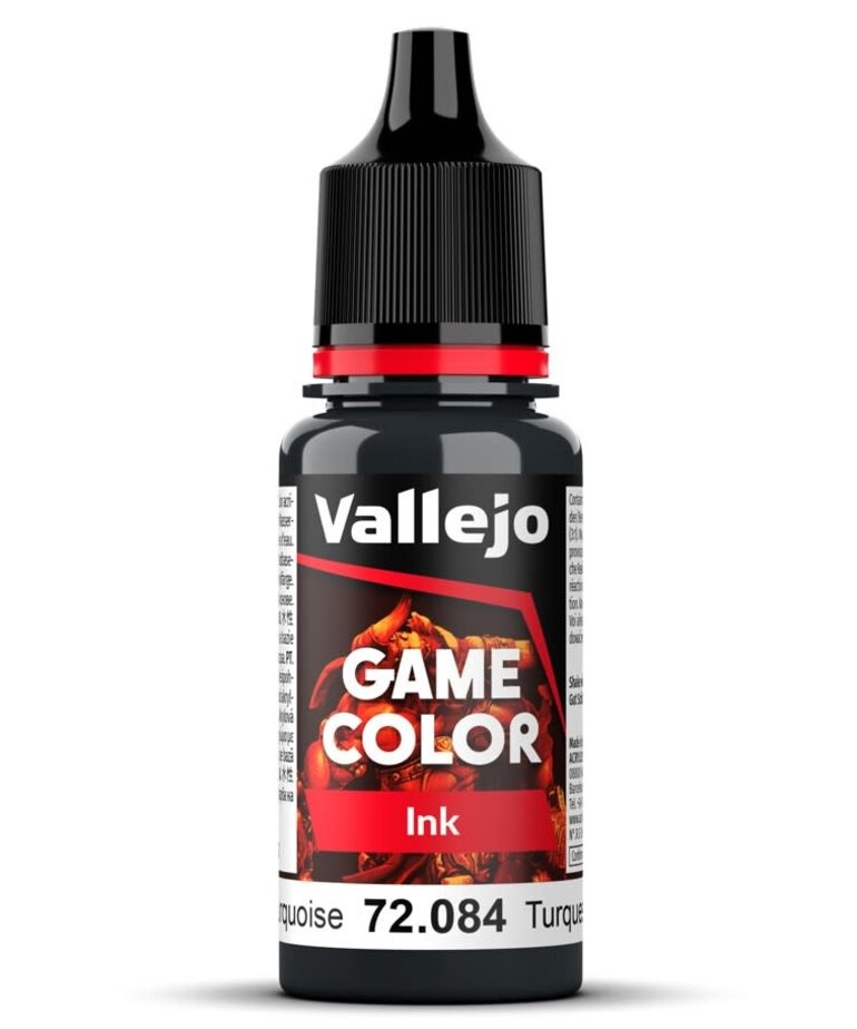 Vallejo Vallejo Game Color (New) 72.084 Dark Turquoise Ink 18ml