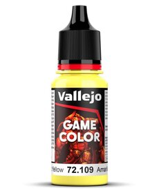 Vallejo Vallejo Game Color (New) 72.109 Toxic Yellow 18ml Vallejo Vallejo Game Color (New) 72.109 Toxic Yellow 18ml