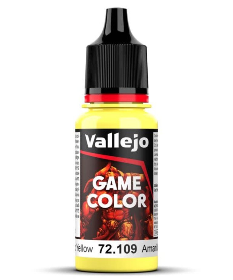 Vallejo Vallejo Game Color (New) 72.109 Toxic Yellow 18ml