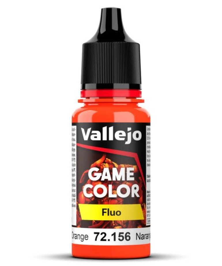 Vallejo Vallejo Game Color (New) 72.156 Fluorescent Orange 18ml
