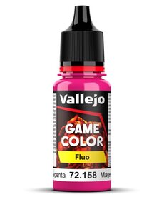Vallejo Vallejo Game Color (New) 72.158 Fluorescent Magenta 18ml Vallejo Vallejo Game Color (New) 72.158 Fluorescent Magenta 18ml