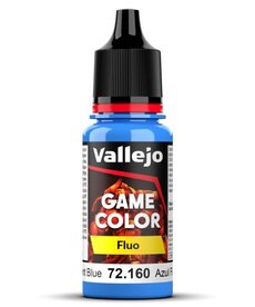 Vallejo Vallejo Game Color (New) 72.160 Fluorescent Blue 18ml Vallejo Vallejo Game Color (New) 72.160 Fluorescent Blue 18ml